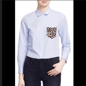 Equipment Leopard Pocket Shirt